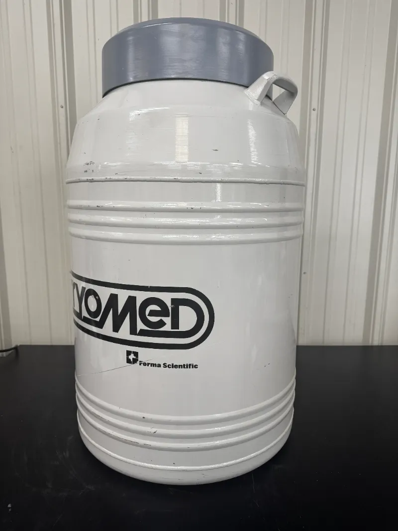 Forma Scientific Cryomed Model 8030 110L  Liquid N2 Storage Dewar thumbnail 2