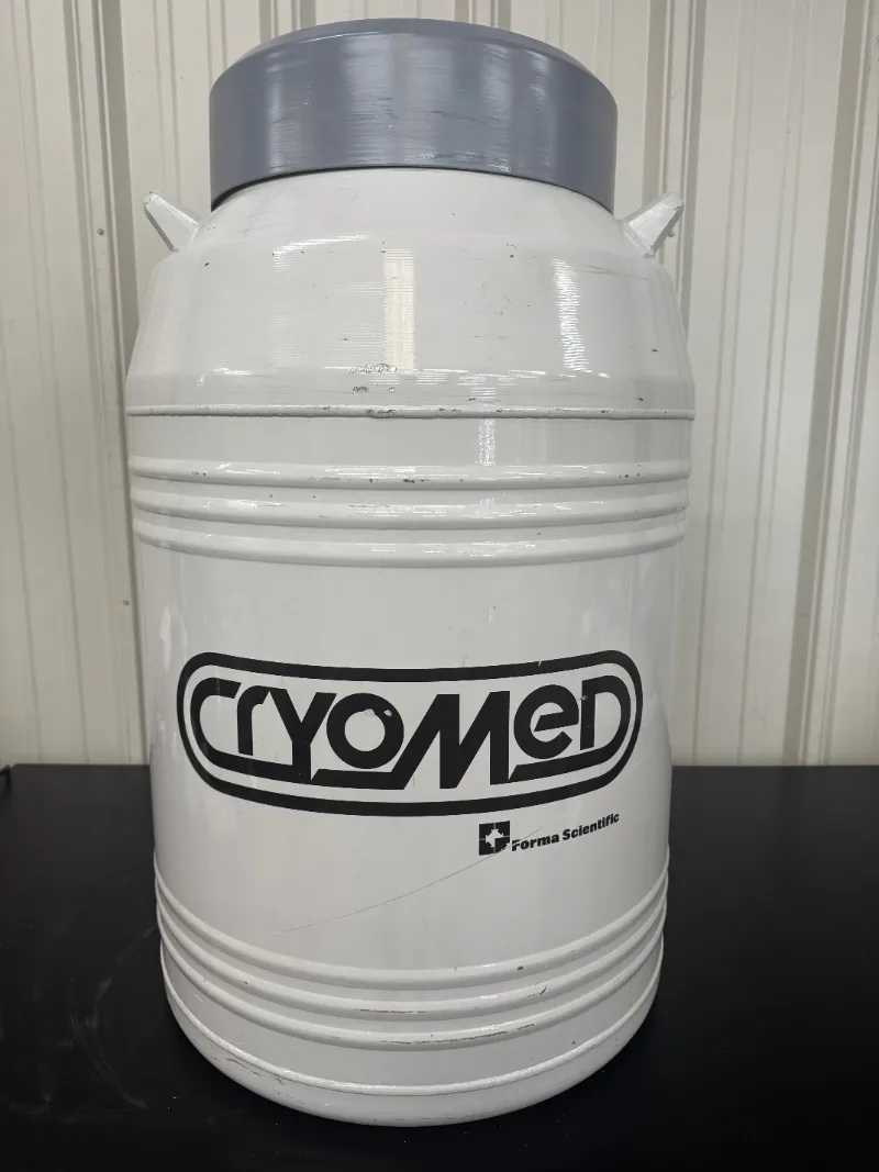 Forma Scientific Cryomed Model 8030 110L  Liquid N2 Storage Dewar thumbnail 3