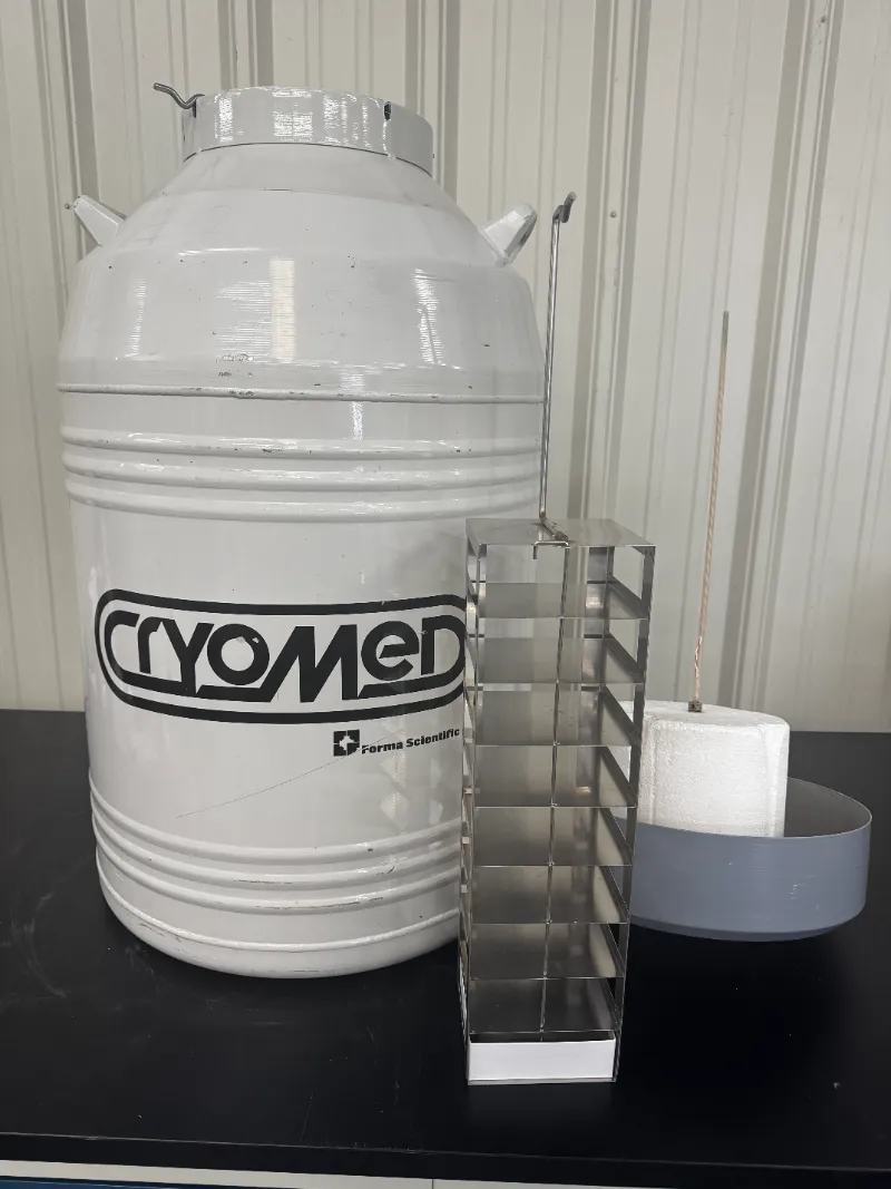 Forma Scientific Cryomed Model 8030 110L  Liquid N2 Storage Dewar