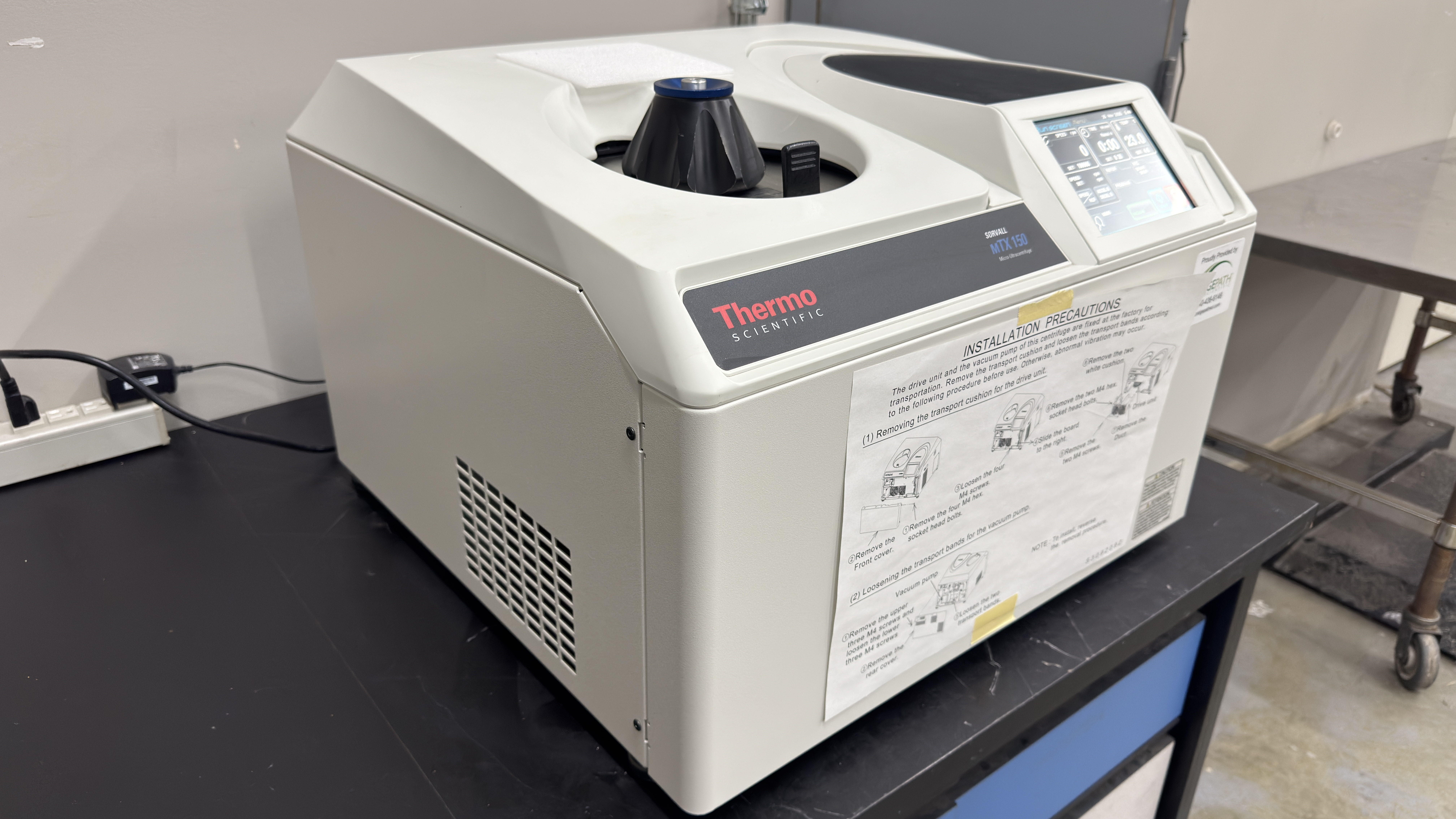 Thermo Scientific MTX 150 Refrigerated Benchtop Ultracentrifuge thumbnail 10