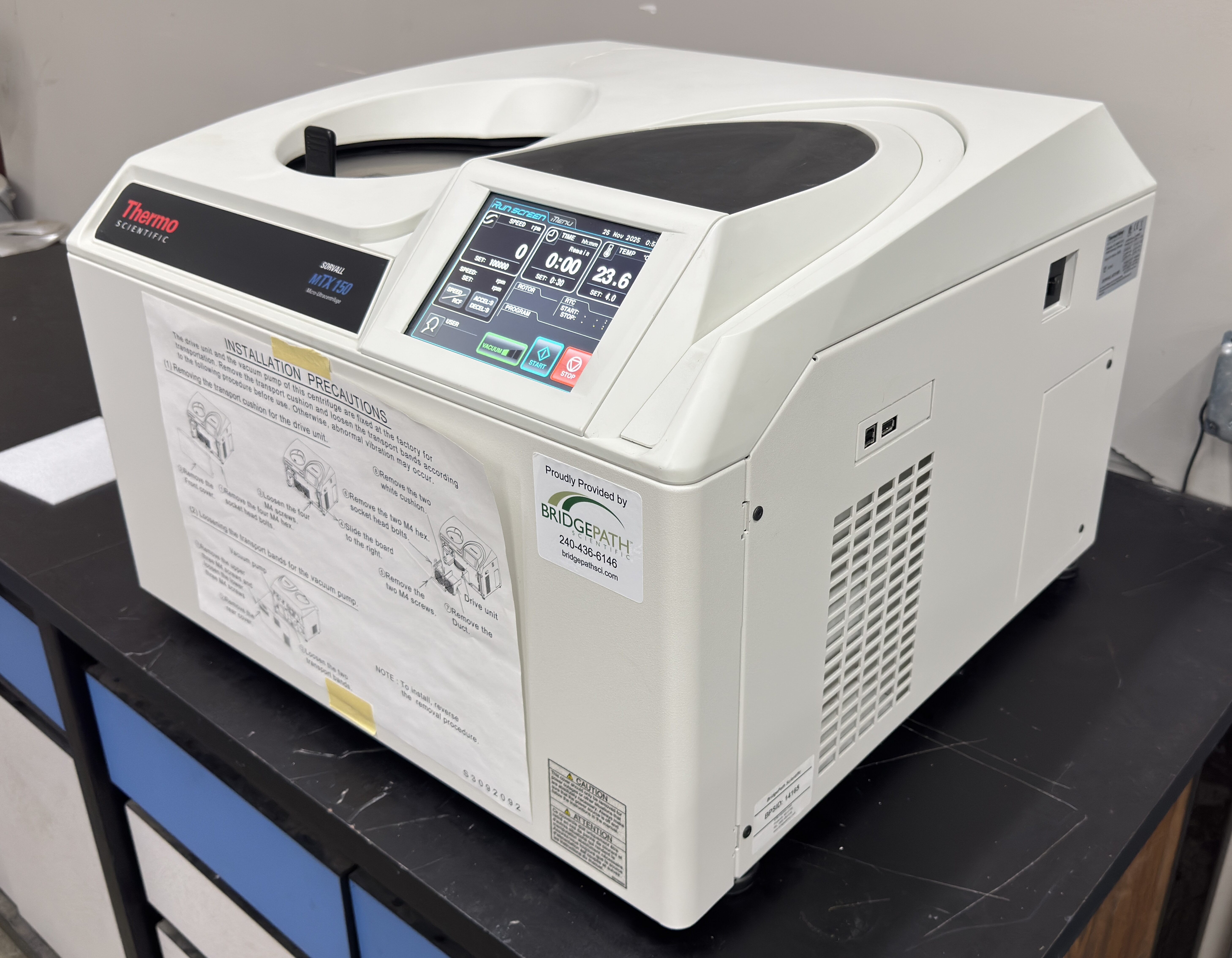 Thermo Scientific MTX 150 Refrigerated Benchtop Ultracentrifuge thumbnail 13