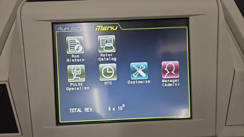 Thermo Scientific MTX 150 Refrigerated Benchtop Ultracentrifuge thumbnail 8