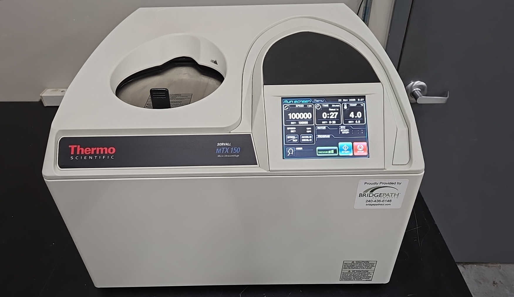 Thermo Scientific MTX 150 Refrigerated Benchtop Ultracentrifuge thumbnail 11