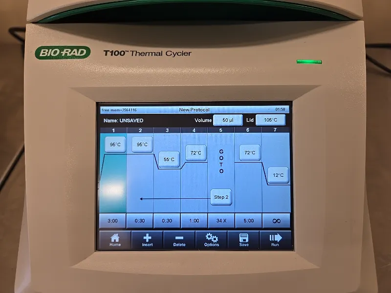 Bio-Rad T100 Thermal Cycler with 96 - well, x 0.2 ml PCR Block thumbnail 4