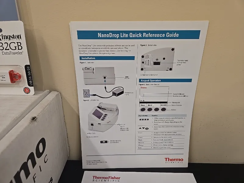 'New in box' - Thermo Scientific Nanodrop ND-Lite (840-281100) Microvolume Spectrophotometer thumbnail 14