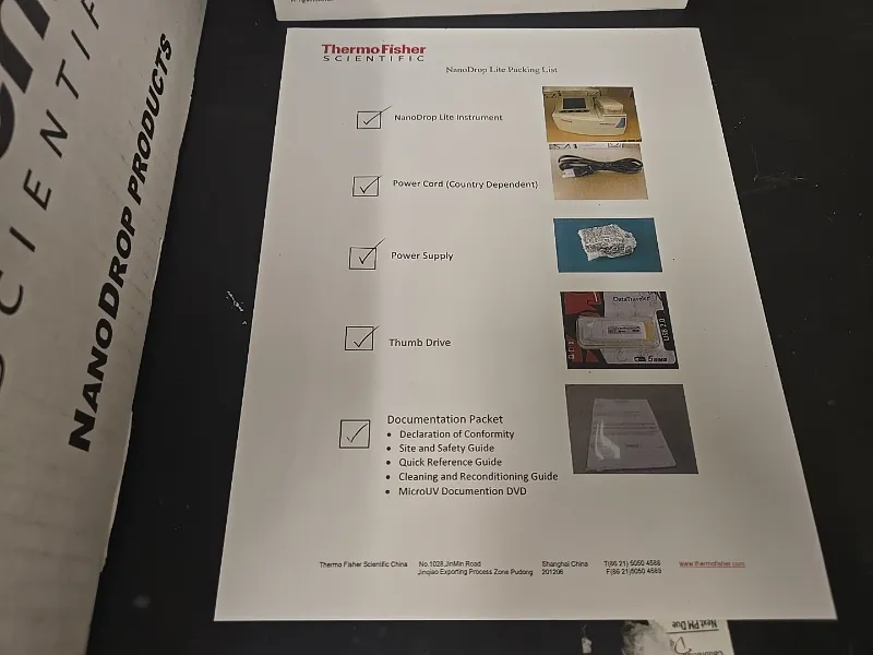 'New in box' - Thermo Scientific Nanodrop ND-Lite (840-281100) Microvolume Spectrophotometer thumbnail 17