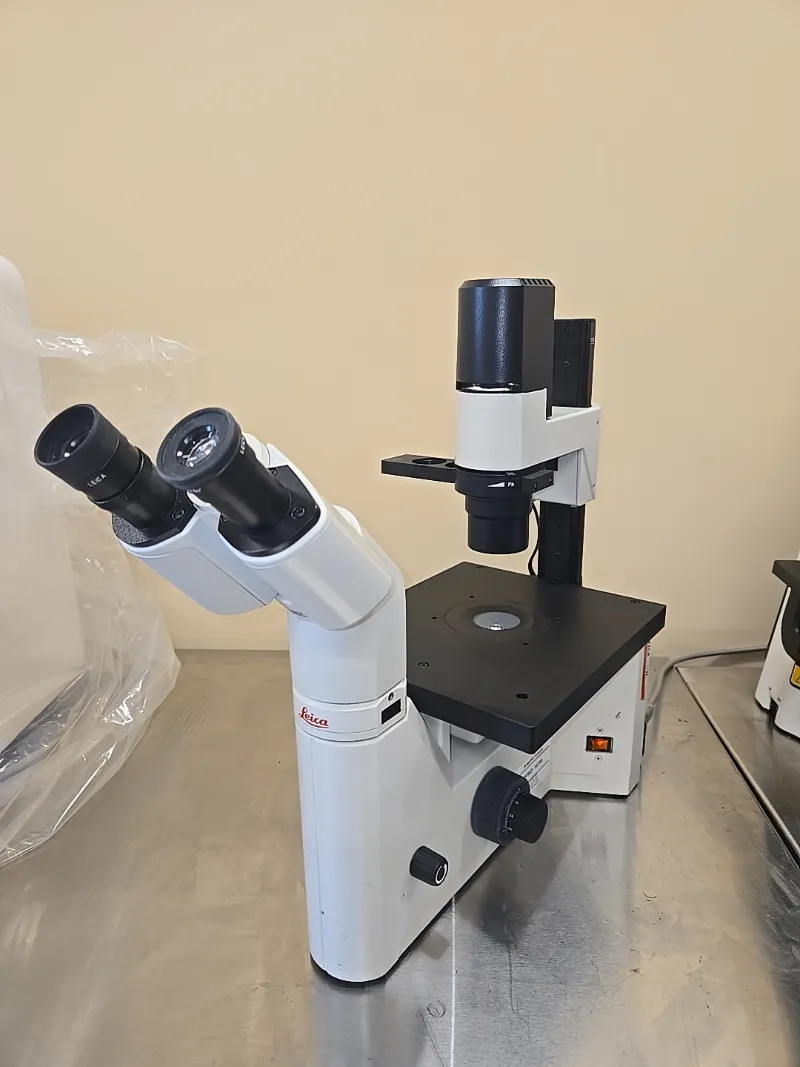 Leica  090-135-006 DMIL Inverted Phase Contrast Microscope thumbnail 2