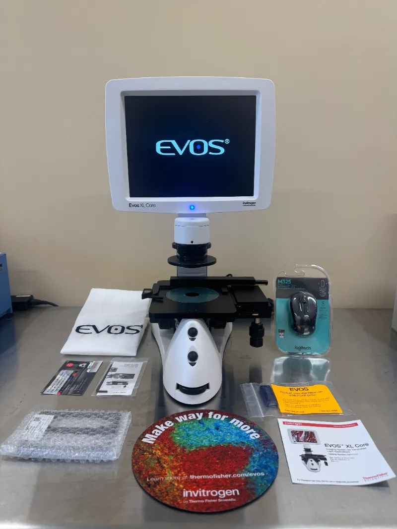 Thermo Scientific AMEX1200 EVOS XL Core Inverted Phase Contrast Microscope with 'Built-in' Camera and Monitor