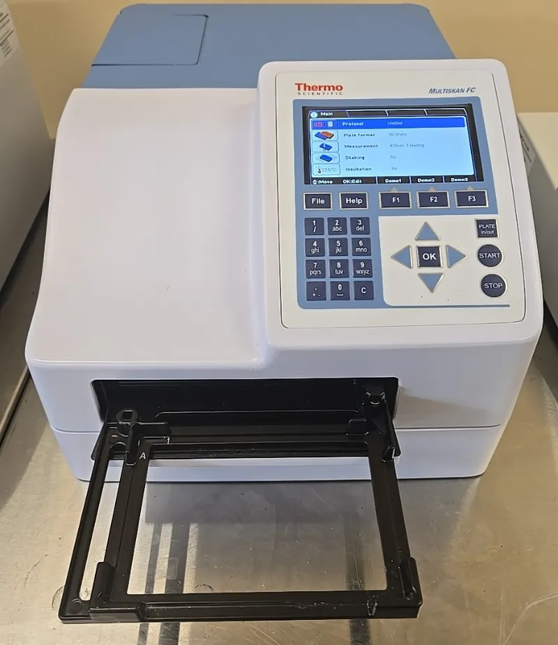 Thermo Scientific MultiSkan FC (Type 357, 51119100) Absorbance Microplate Reader with 'built-in' Incubator thumbnail 2