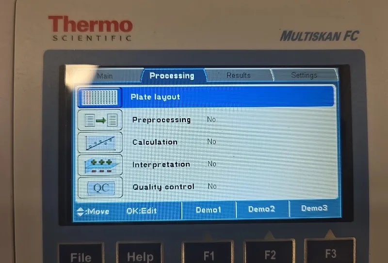Thermo Scientific MultiSkan FC (Type 357, 51119100) Absorbance Microplate Reader with 'built-in' Incubator thumbnail 7