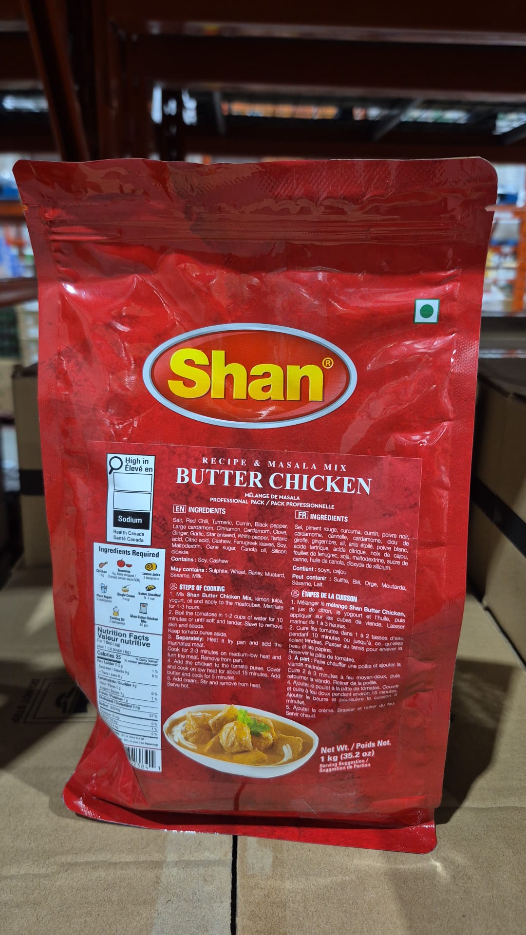 Shan Butter Chicken Masala – Exclusive 1 kg