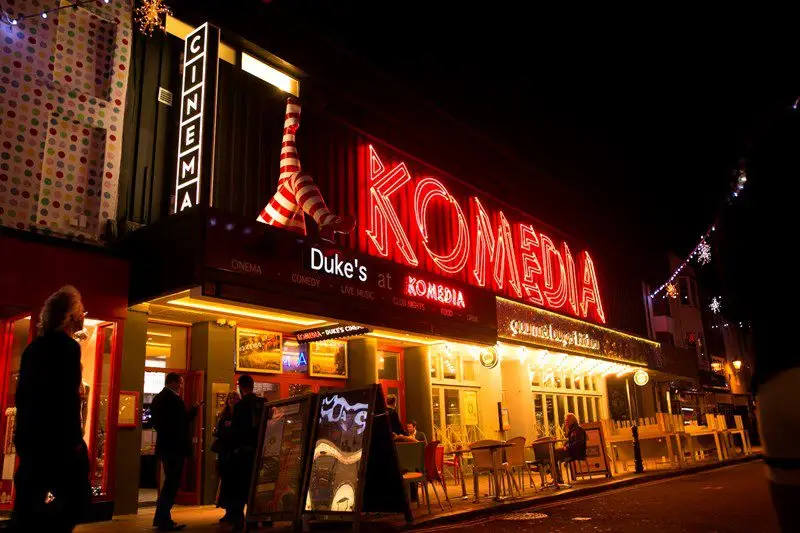 Komedia, a hen-party nightlife venue in Brighton's North Laine