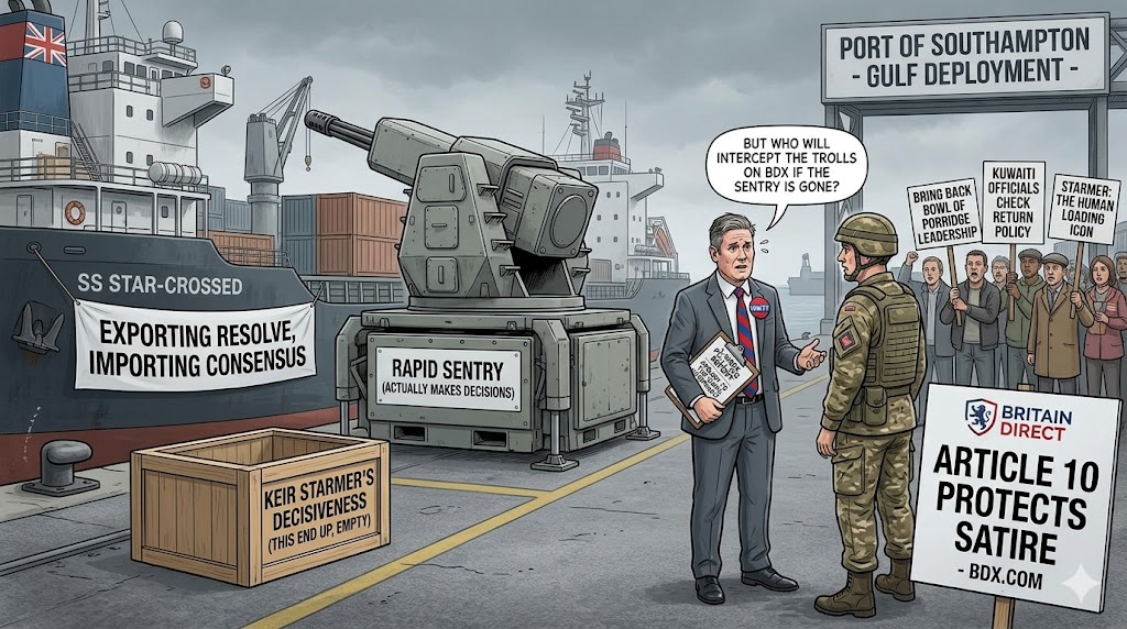 Rapid Sentry to Kuwait: Starmer Exports Defence While Domestic Policy Loops