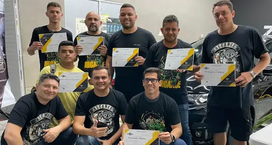 Turma com certificados