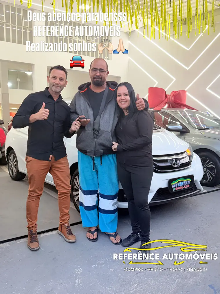 Cliente realizando o sonho do carro na Reference