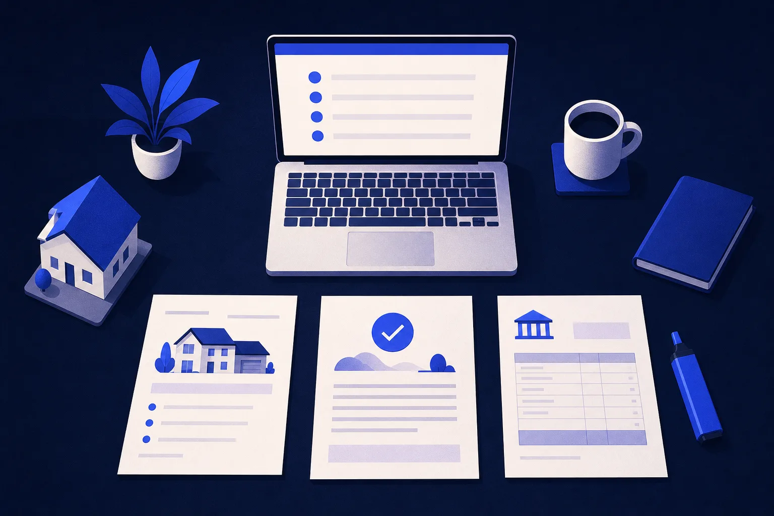 Preparing a net sheet means gathering source documents — payoff quote, tax bill, HOA statement — before any arithmetic.
