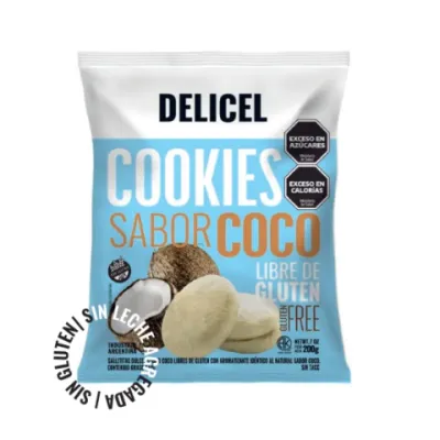 COOKIES COCO 200G · DELICEL — Brota Almacén Natural Pergamino