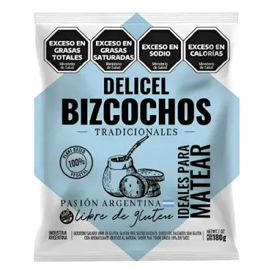 BIZCOCHOS TRADICIONALES 180G · DELICEL — Brota Almacén Natural Pergamino