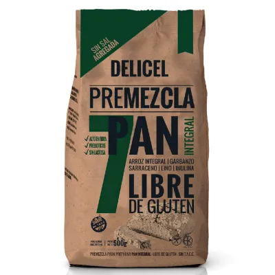 PREMEZCLA PAN INTEGRAL 500G · DELICEL — Brota Almacén Natural Pergamino