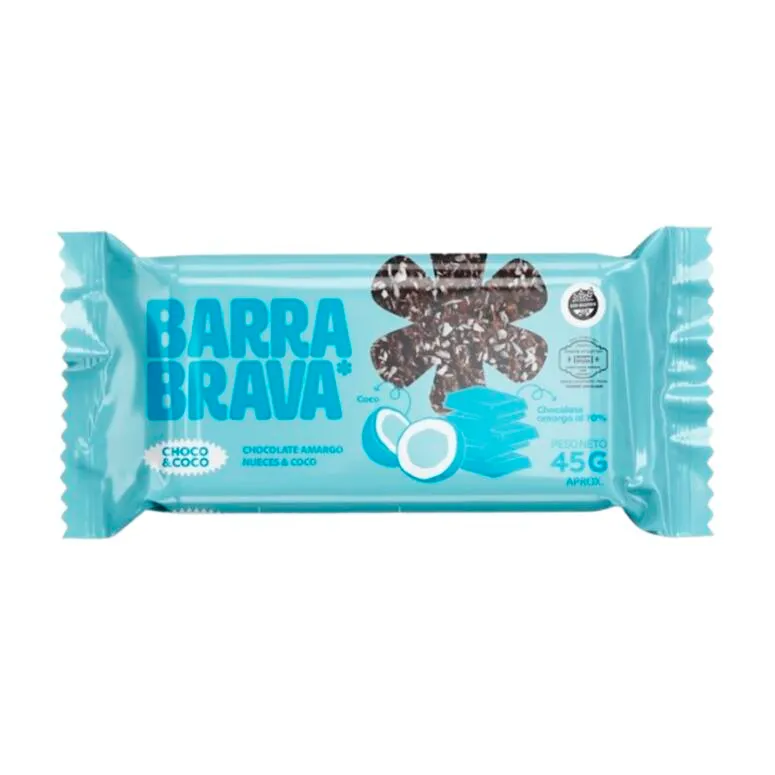 BARRITA CHOCO, NUECES Y COCO · BRAVA — Brota Almacén Natural Pergamino