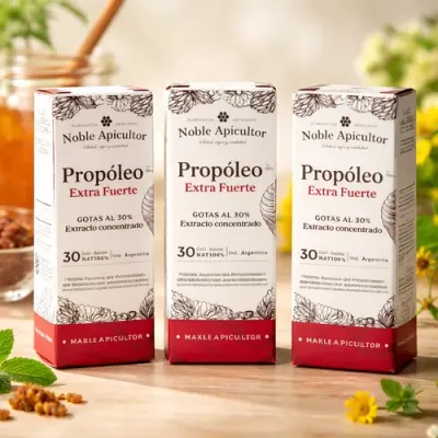 PROPÓLEO GOTAS AL 30% · NOBLE APICULTOR — Brota Almacén Natural Pergamino