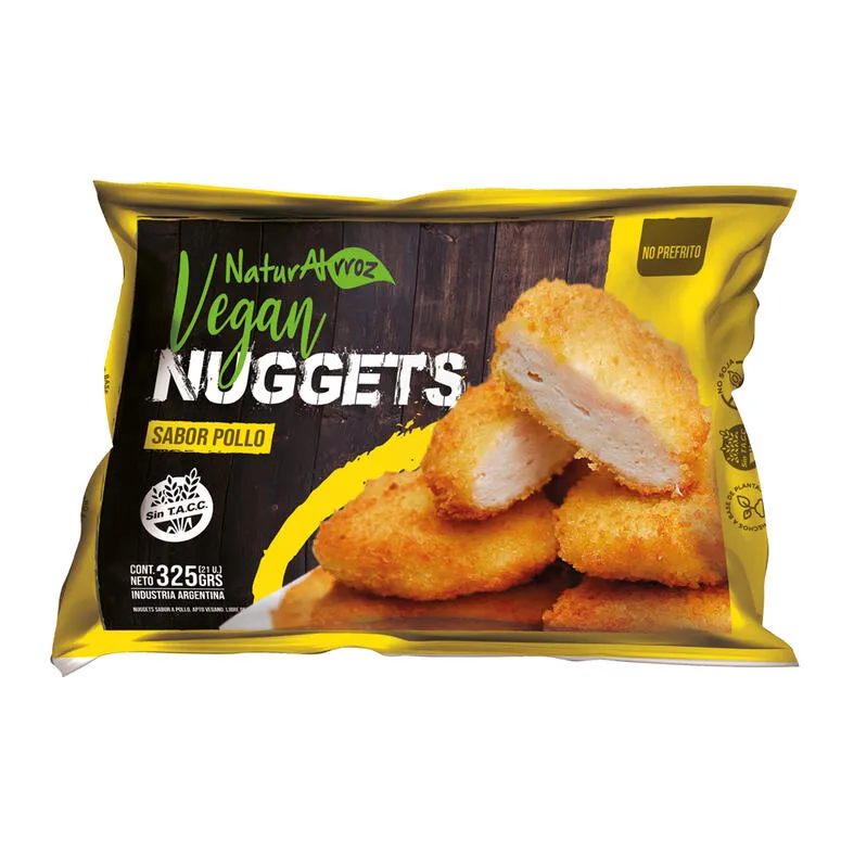 VEGAN NUGGETS SABOR POLLO  · NATURALARROZ — Brota Almacén Natural Pergamino