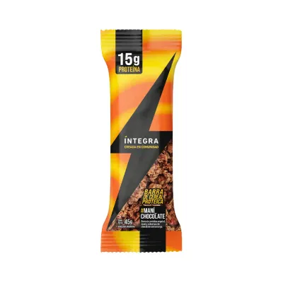 BARRA PROTEICA MANI Y CHOCOLATE INTEGRA · INTEGRA — Brota Almacén Natural Pergamino