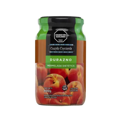 MERMELADA DIET DURAZNO X 400G · CUARTO CRECIENTE — Brota Almacén Natural Pergamino