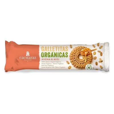 GALLETITAS ORGANICAS AVENA Y MIEL X170G CACHAFAZ · CACHAFAZ — Brota Almacén Natural Pergamino