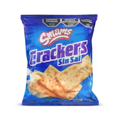 CRACKERS SIN SAL X 150G · SMAMS — Brota Almacén Natural Pergamino