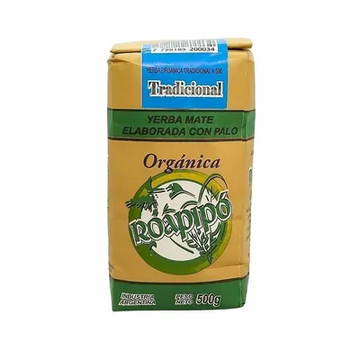 YERBA ORGANICA TRADICIONAL X500G · ROAPIPO — Brota Almacén Natural Pergamino