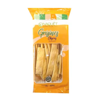 GRISINES CLÁSICOS X140G · NAQUET — Brota Almacén Natural Pergamino