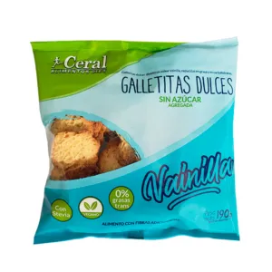 GALLETITAS VAINILLA C/STEVIA X190G · CERAL — Brota Almacén Natural Pergamino
