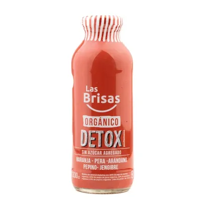JUGO DETOX NARANJA Y JENGIBRE X330ML · LAS BRISAS — Brota Almacén Natural Pergamino