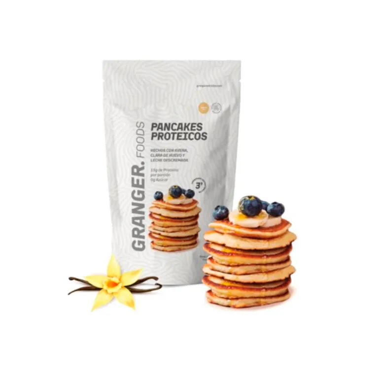 PANCAKES PROTEICOS VAINILLA 400G · GRANGER — Brota Almacén Natural Pergamino