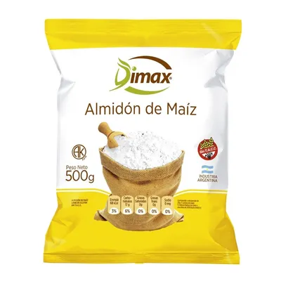 ALMIDÓN DE MAIZ X 500 G · DIMAX — Brota Almacén Natural Pergamino