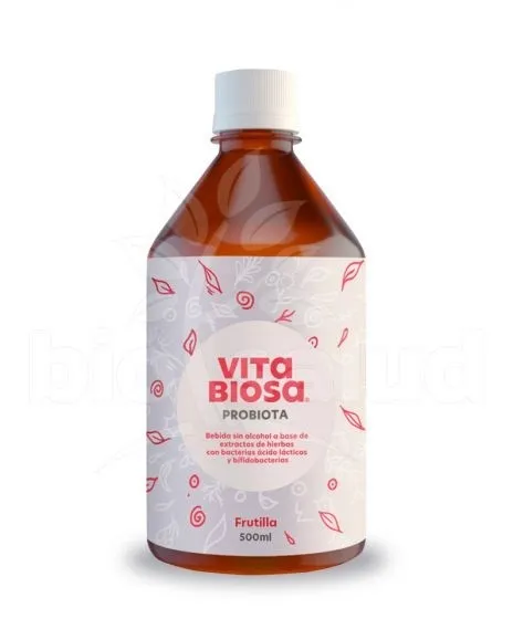 PROBIOTICO FRUTILLA X500ML VITA BIOSA · VITA BIOSA — Brota Almacén Natural Pergamino