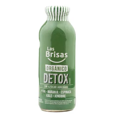 JUGO DETOX PERA, KALE, JENGIBRE, ESPINACA X330ML · LAS BRISAS — Brota Almacén Natural Pergamino