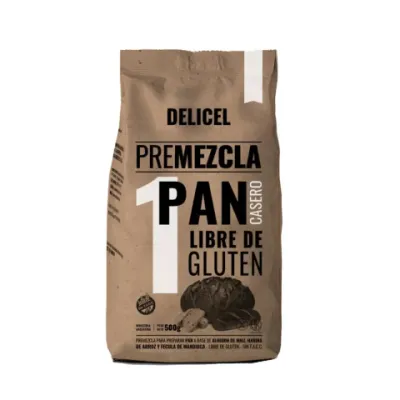 PREMEZCLA PAN CASERO 500G · DELICEL — Brota Almacén Natural Pergamino