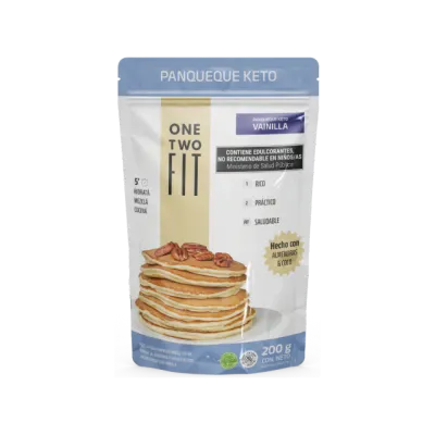 PANCAKE KETO VAINILLA X 200G  · ONE TWO FIT — Brota Almacén Natural Pergamino