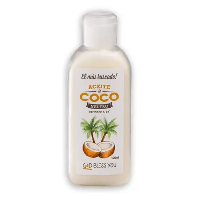 ACEITE DE COCO NEUTRO X125ML · GOD BLESS YOU — Brota Almacén Natural Pergamino
