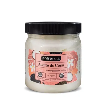 ACEITE DE COCO VIRGEN X 1000ML  · ENTRENUTS — Brota Almacén Natural Pergamino