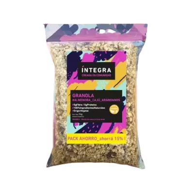 GRANOLA ALMENDRA, CAJU, ARÁNDANOS 1KG · INTEGRA — Brota Almacén Natural Pergamino