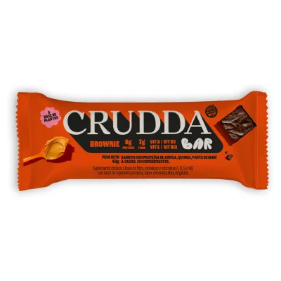 CRUDDA BAR PROTEICA BROWNIE · CRUDDA — Brota Almacén Natural Pergamino