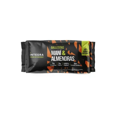 GALLETITAS MANÍ Y ALMENDRAS X 72G · INTEGRA — Brota Almacén Natural Pergamino