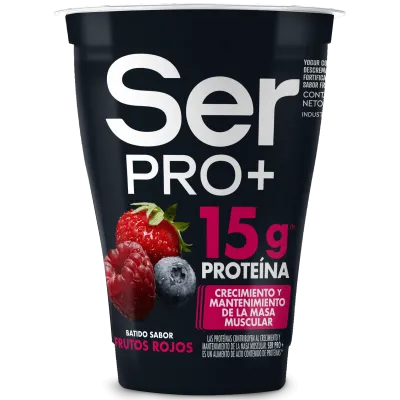 YOGUR SER PRO + 15GR PROTEÍNA SABOR FRUTOS ROJOS · SER — Brota Almacén Natural Pergamino