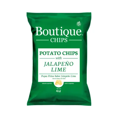 CHIPS JALAPEÑO Y LIMA X65G · BOUTIQUE CHIPS — Brota Almacén Natural Pergamino