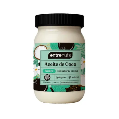 ACEITE DE COCO NEUTRO X 500ML · ENTRENUTS — Brota Almacén Natural Pergamino
