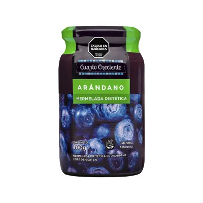 MERMELADA DIET ARÁNDANOS X 400G · CUARTO CRECIENTE — Brota Almacén Natural Pergamino