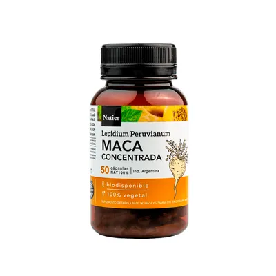 MACA CONCENTRADA X 50 CAPS · NATIER — Brota Almacén Natural Pergamino